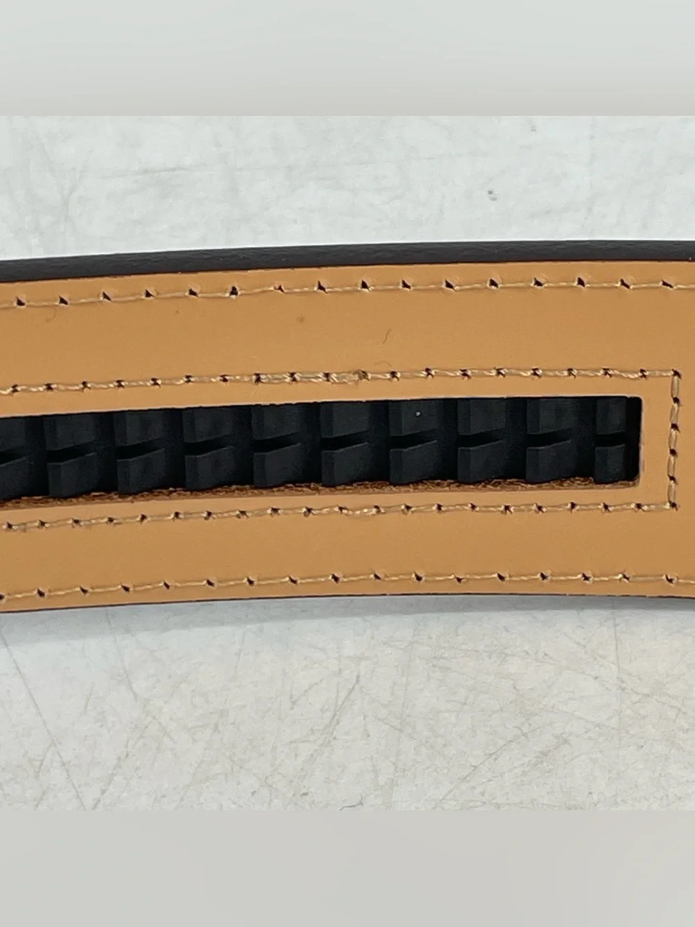Chocolate Brown 44mm No Holes Adjustable Ratchet Belt Mission Belt- XL 39-42 in